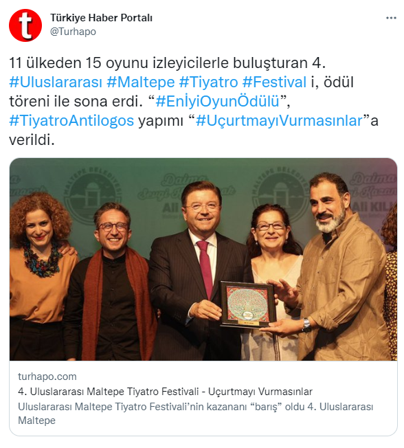4. Uluslararası Maltepe Tiyatro Festivali - Uçurtmayı Vurmasınlar 11