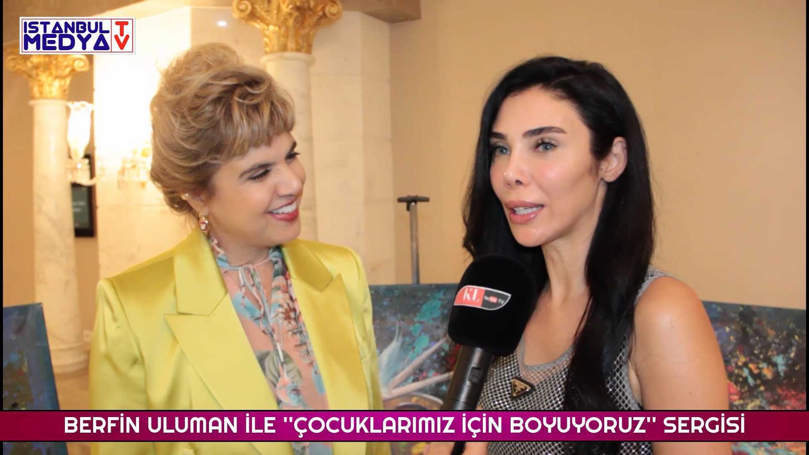 Berfin uluman ile Çocuklarımız için boyuyoruz sergisi toÇev 1