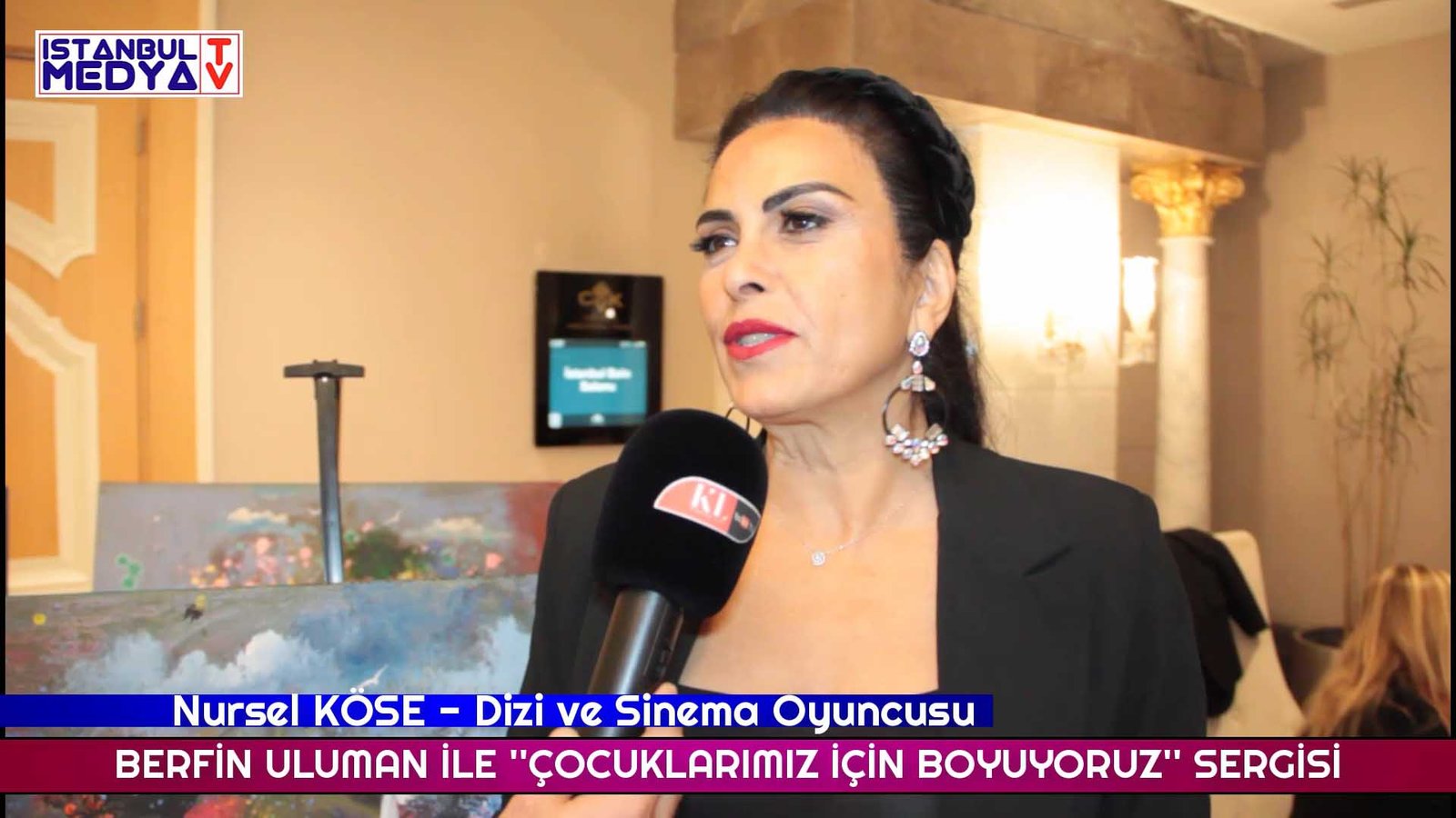 Nursel Köse Berfin Uluman ile Çocuklarımız için Boyuyoruz Sergisi - TOÇEV 2