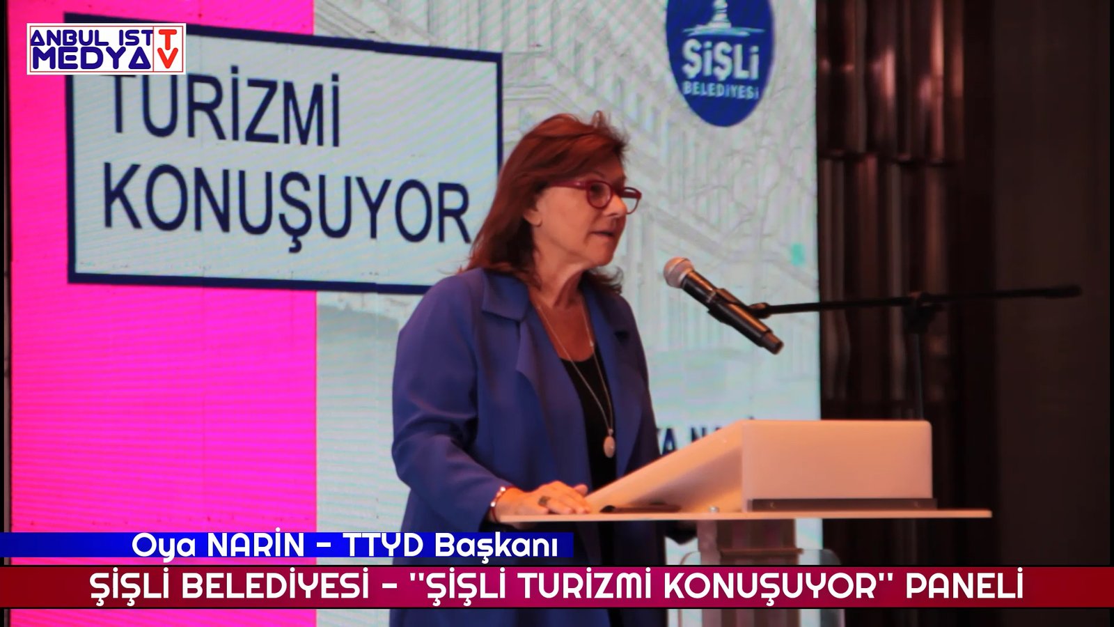 Oya narİn ttyd başkanı Şişli belediyesi ''Şişli turizmi konuşuyor'' paneli 2022