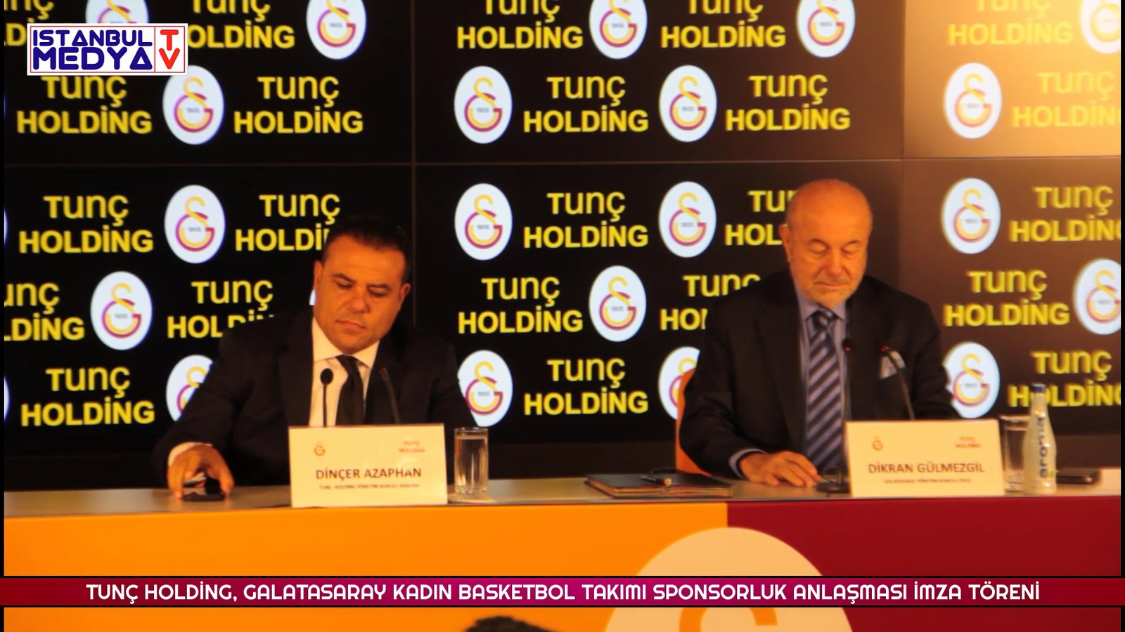 Tunç holding, galatasaray kadın basketbol takımı sponsorluk anlaşması İmza töreni