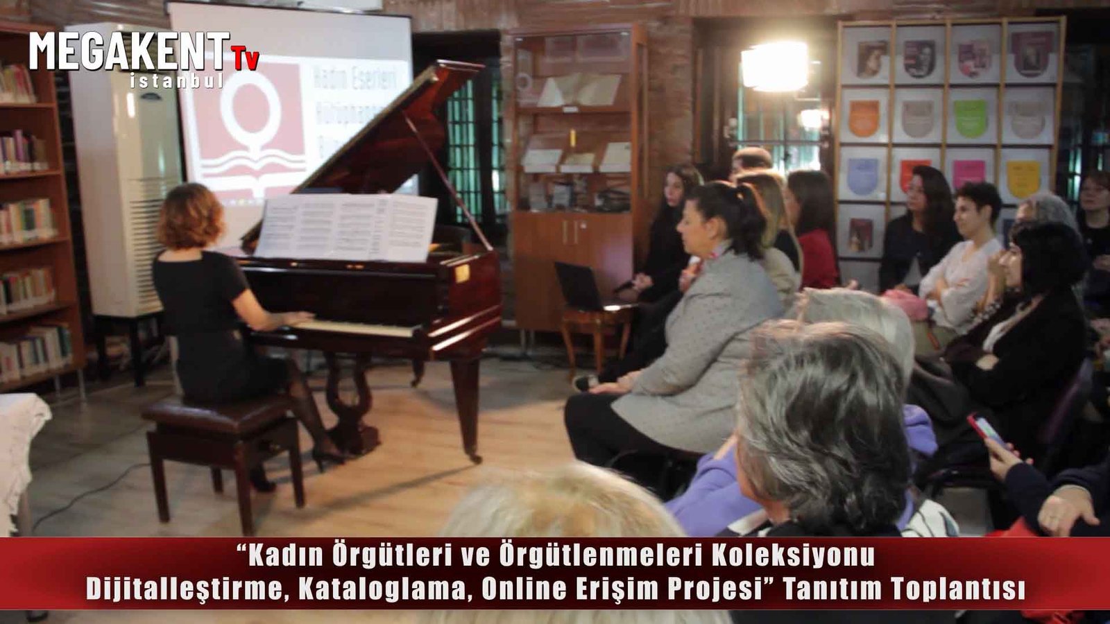 Elif candaş Çevik’in piyano resitali “kadın Örgütleri koleksiyonu dijitalleştirme, kataloglama, online erişim projesi”