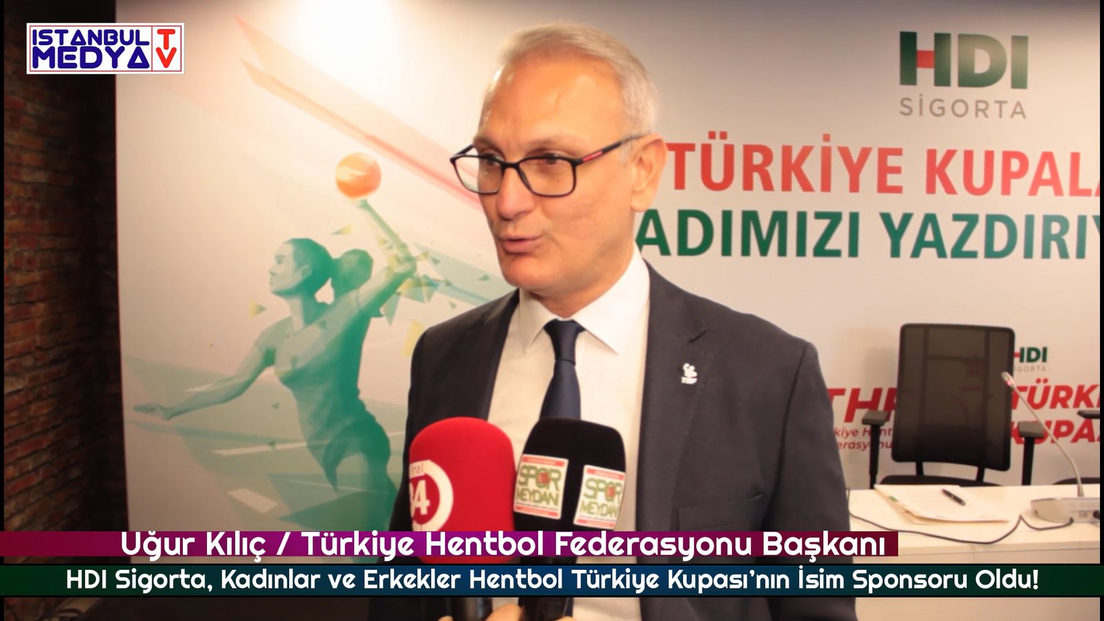 Türkiye hentbol federasyonu başkanı uğur kılıç hdi sigorta, hentbol türkiye kupası’nın İsim sponsoru oldu! 1