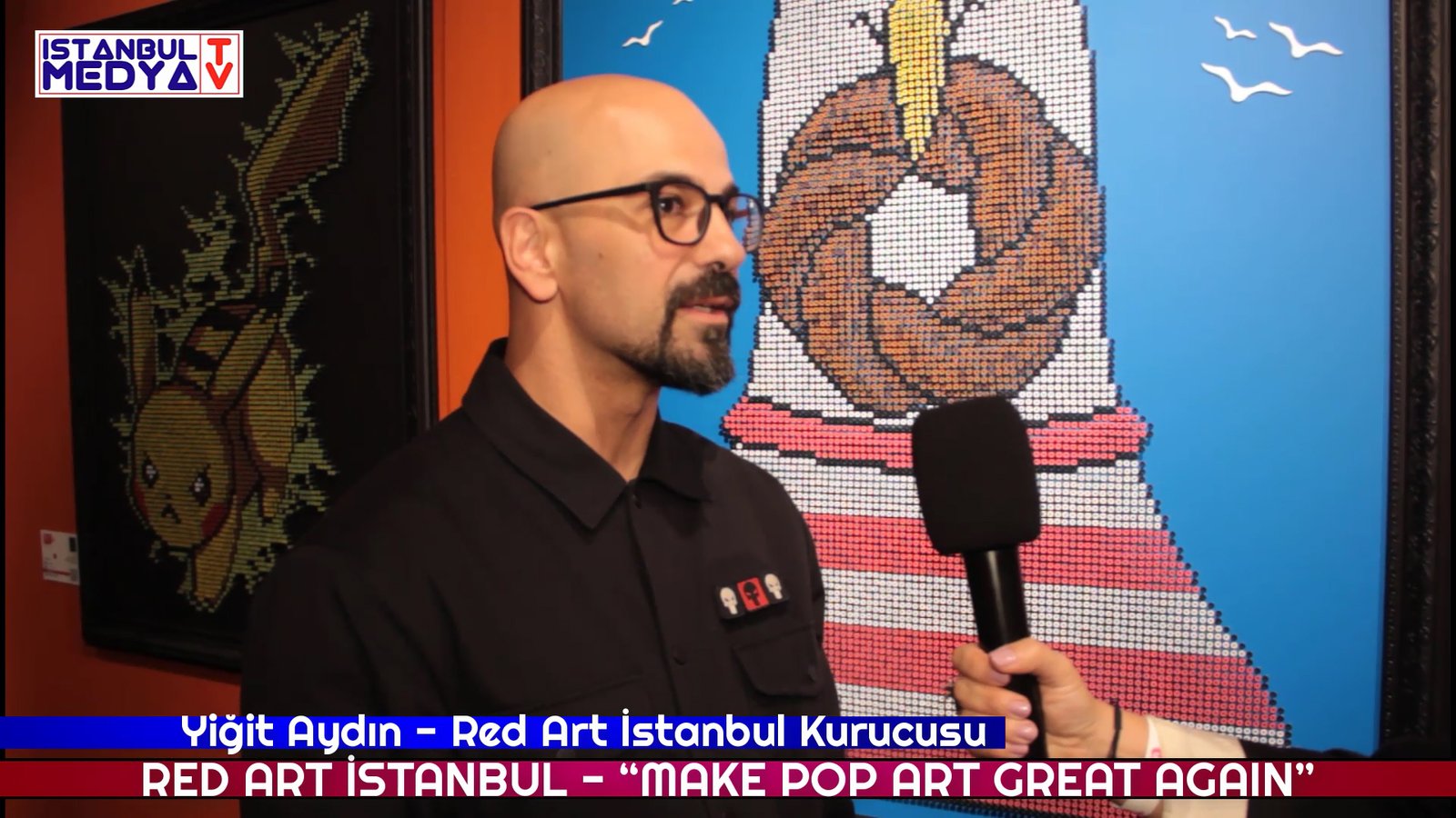 Yiğit aydın red art İstanbul make pop art great again 1