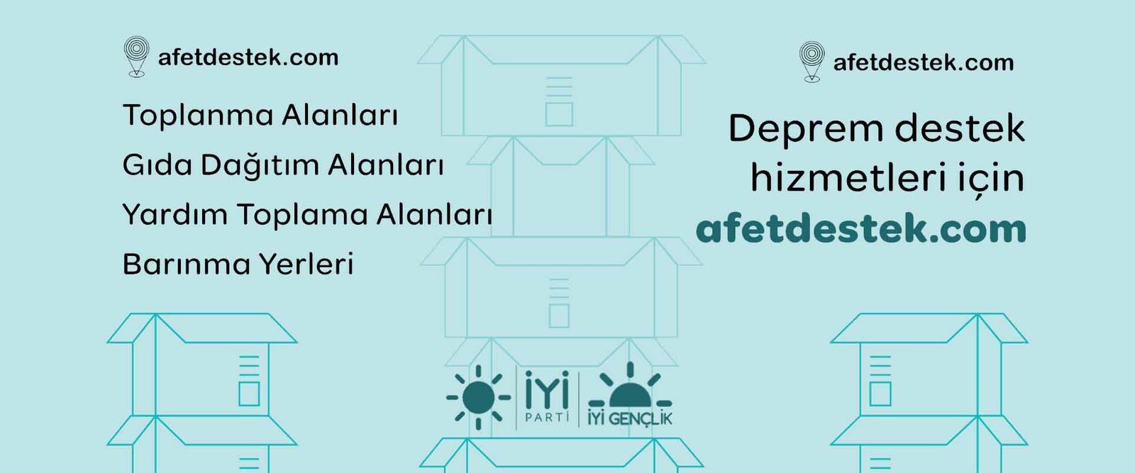 İYİ Parti Gençlik / Afet Destek Projesi