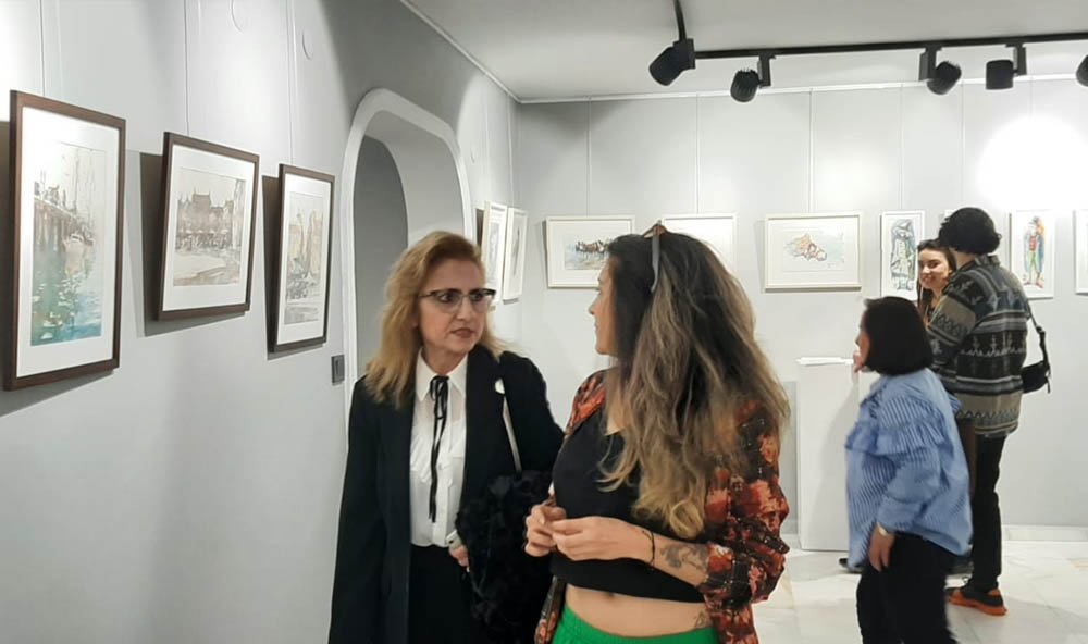Özlem Özdal ve Batuhan Seyhan Sulu boya Sergisi (1)
