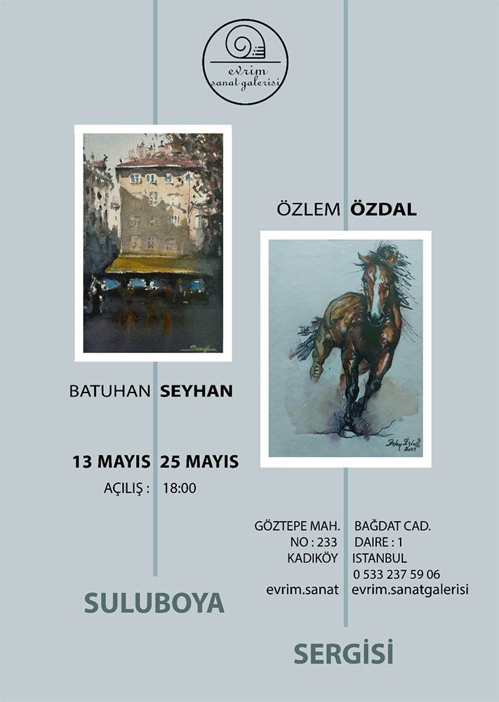Özlem Özdal ve Batuhan Seyhan Sulu boya Sergisi (3)