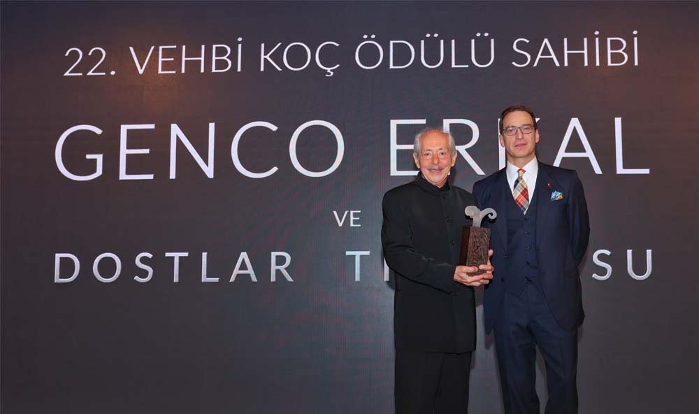 Vehbi koç vakfı 22. vehbi koç Ödülü genco erkal