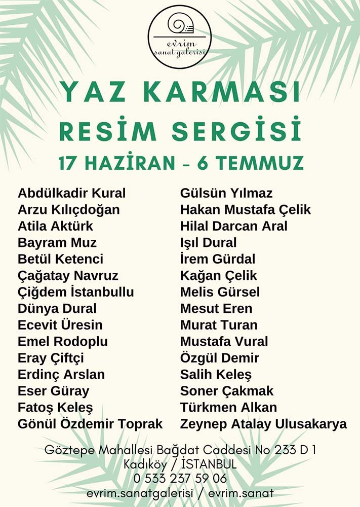 Evrim Sanat Galerisi Yaz Karması Sergisi (1)