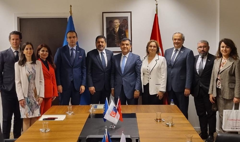 'de AB yetkilileriyle görüştü (1)TÜRKONFED Heyeti Brüksel'de AB yetkilileriyle görüştü