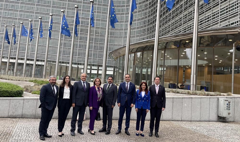 TÜRKONFED Heyeti Brüksel'de AB yetkilileriyle görüştü