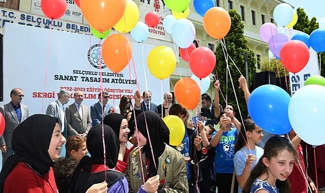 Selcuklu sanat tasarim atolyesi egitim donemini atolyelerde egitim alan cocuklarin el becerilerinden olusan muhtesem bir sergi ile sonlandirdi 4539.jpg