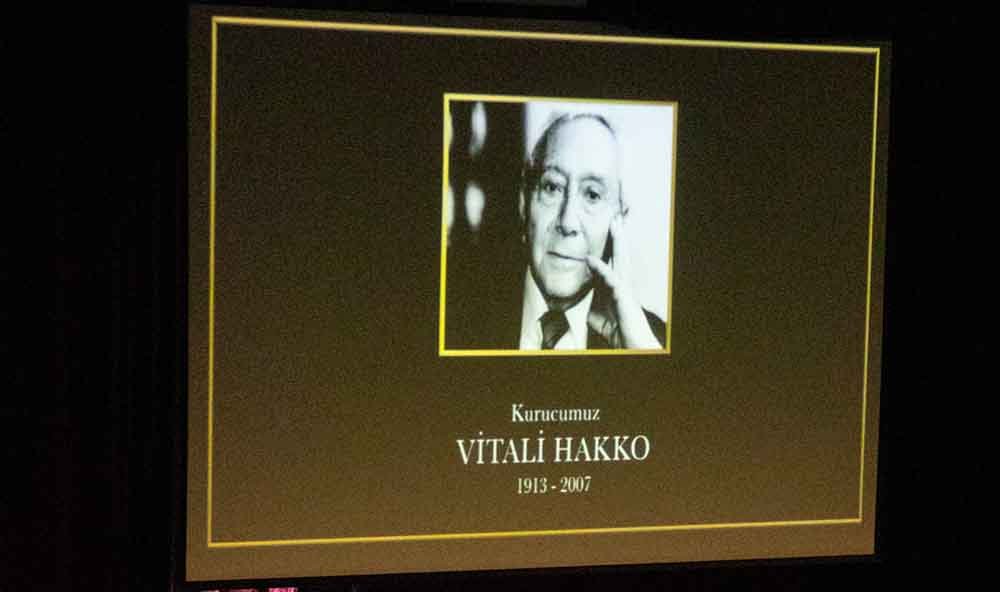 Vakko Ailesi, Kurucuları Vitali Hakko'yu Unutmadı Özel Törenle Anıldı