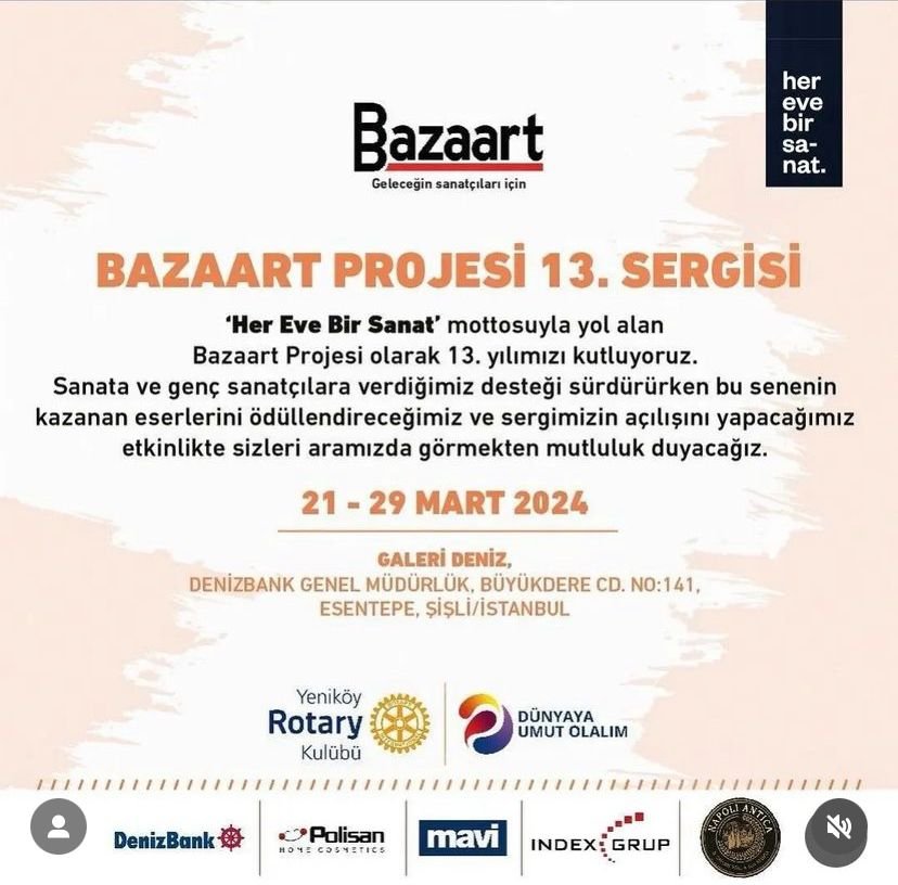 Bazaart Projesi Genç Sanatçıların Eserleri Denizbank Galeri Deniz'de Sergileniyor
