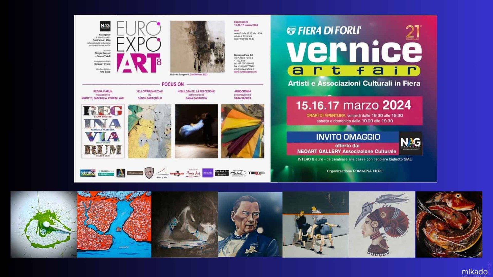 Vernice Sanat Fuarıeuroexpoart, İtalya'nın Forli şehrinde Gerçekleşti Ve Uluslararası Sanatseverlerle Buluştu