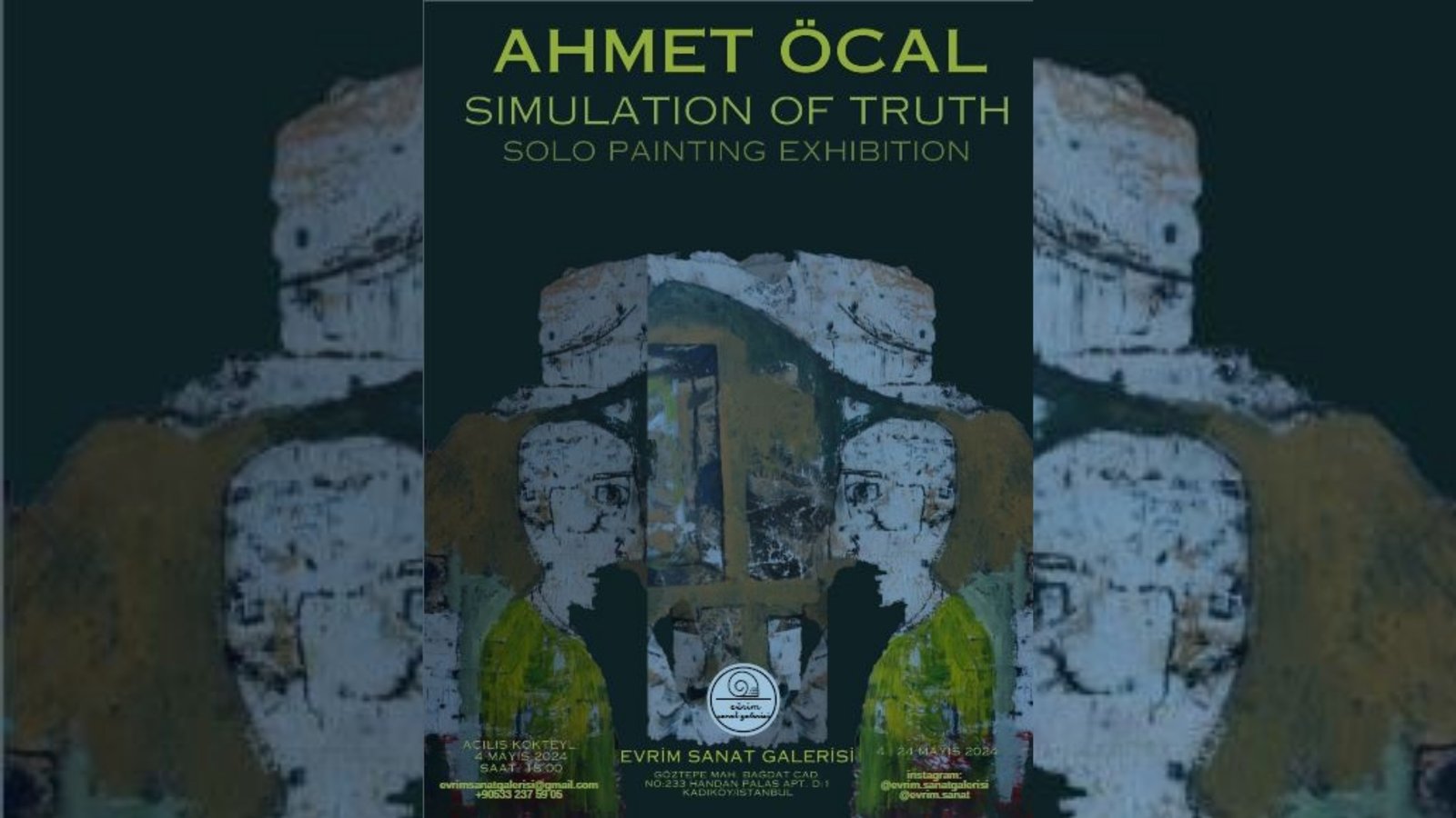 İstanbul'da Ahmet Öcal'ın Sergisi Simulation Of Truth