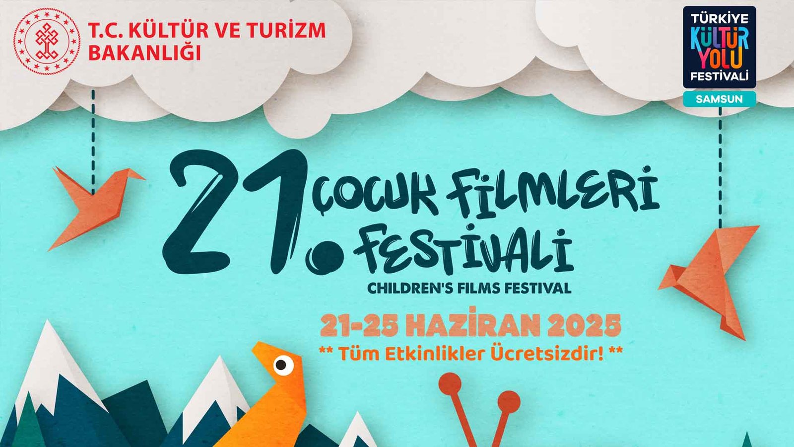Samsun'da sinema rüzgarı! 21. tÜrsak Çocuk filmleri festivali minikleri buluşturuyor (1)