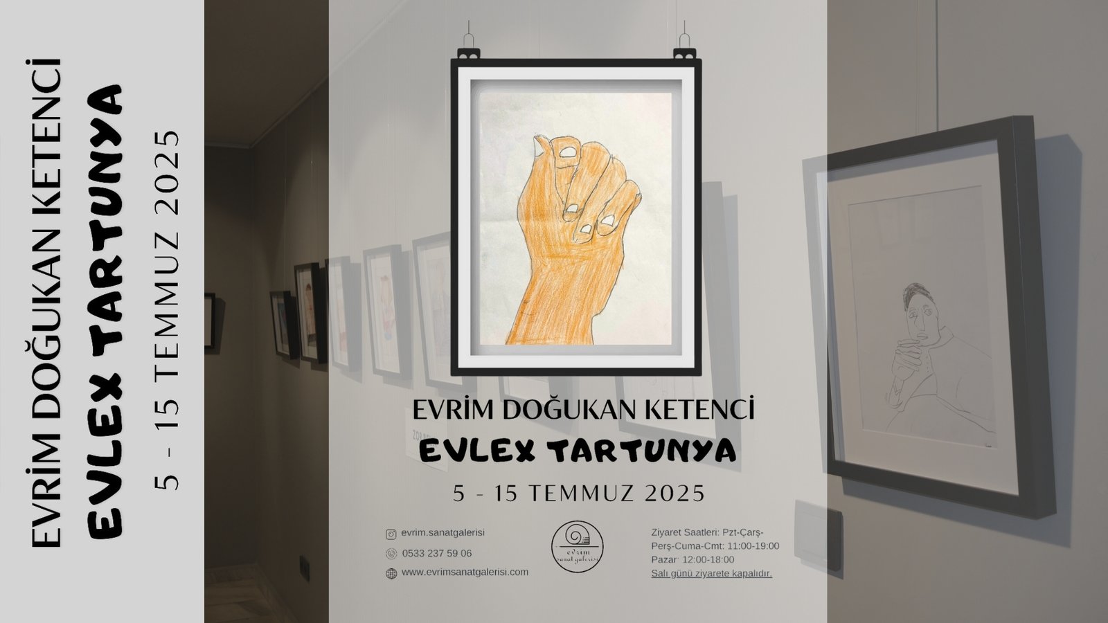 13 yaşındaki ressamdan İlk kişisel sergi evlex tartunya sanatseverlerle buluştu (6)