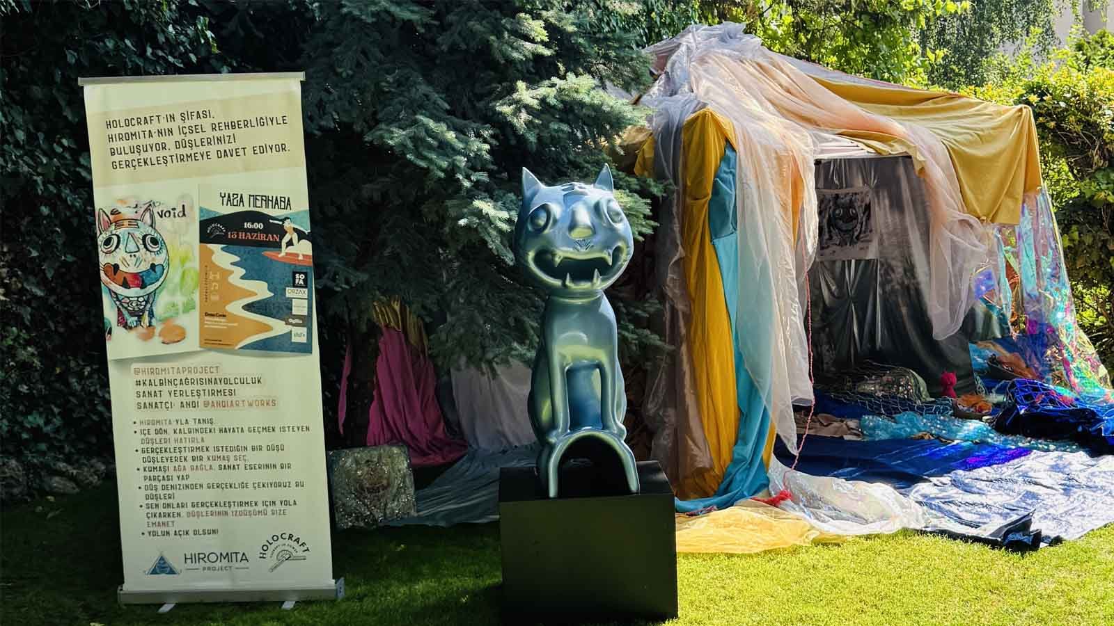 Holocraft yaz etkinliğinde hiromita project sanat yerleştirmesi melek anqi (1)