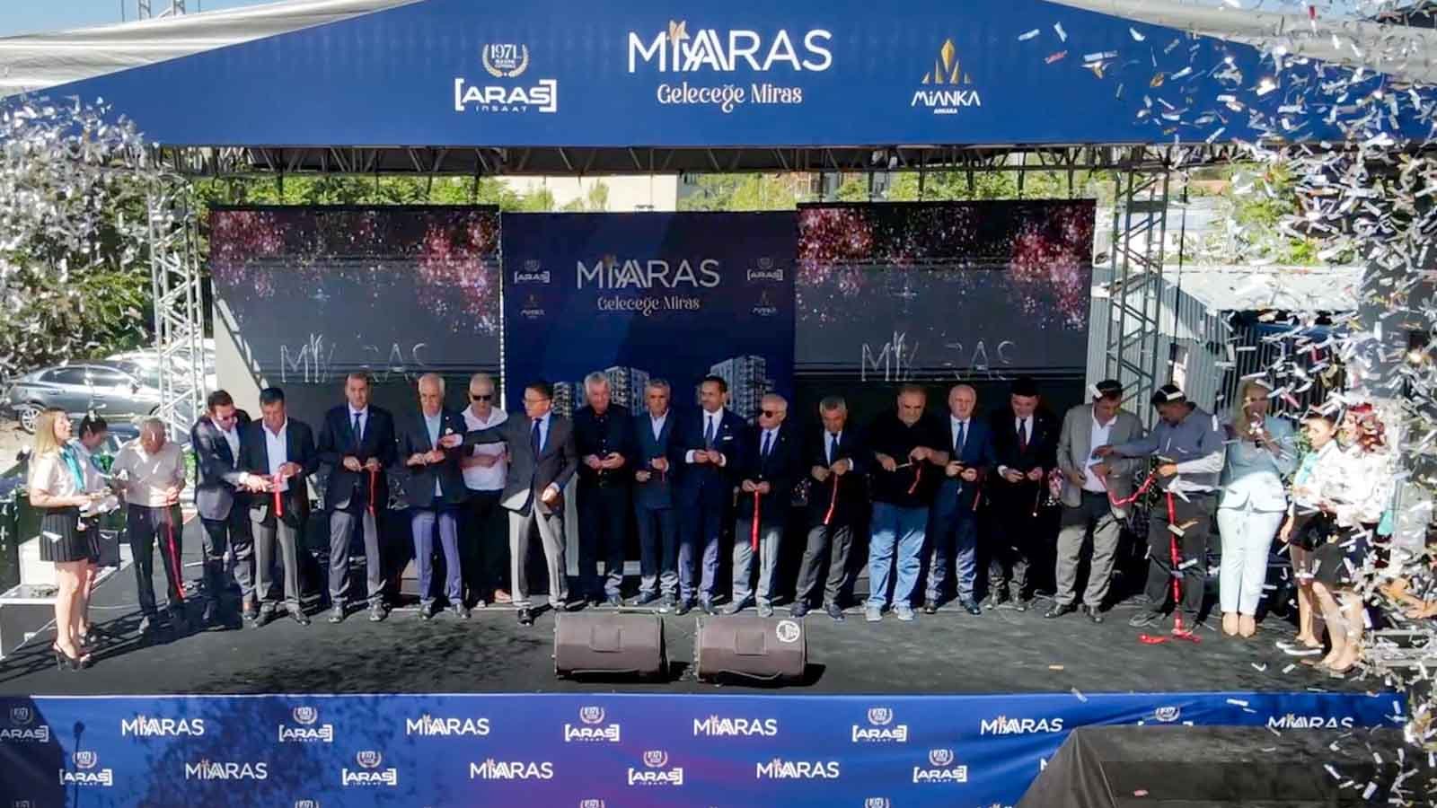 Ankara'nın Merkezinde Dev Bir Yaşam Projesi Hayata Geçti MiaAras'ın Temeli Atıldı