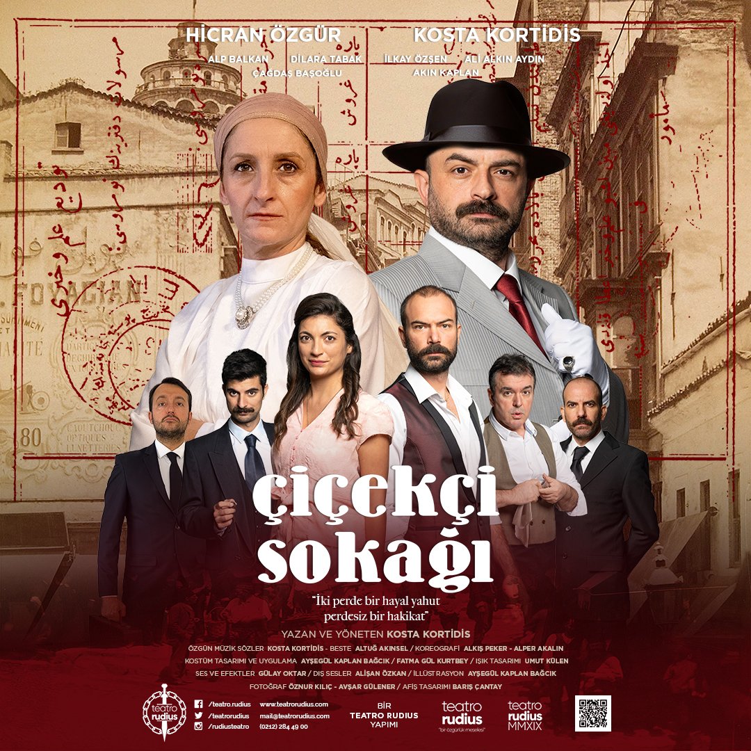 Çiçekçi Sokağı Tiyatro Rudius'un Ödüllü Oyunu Kadıköy'de!
