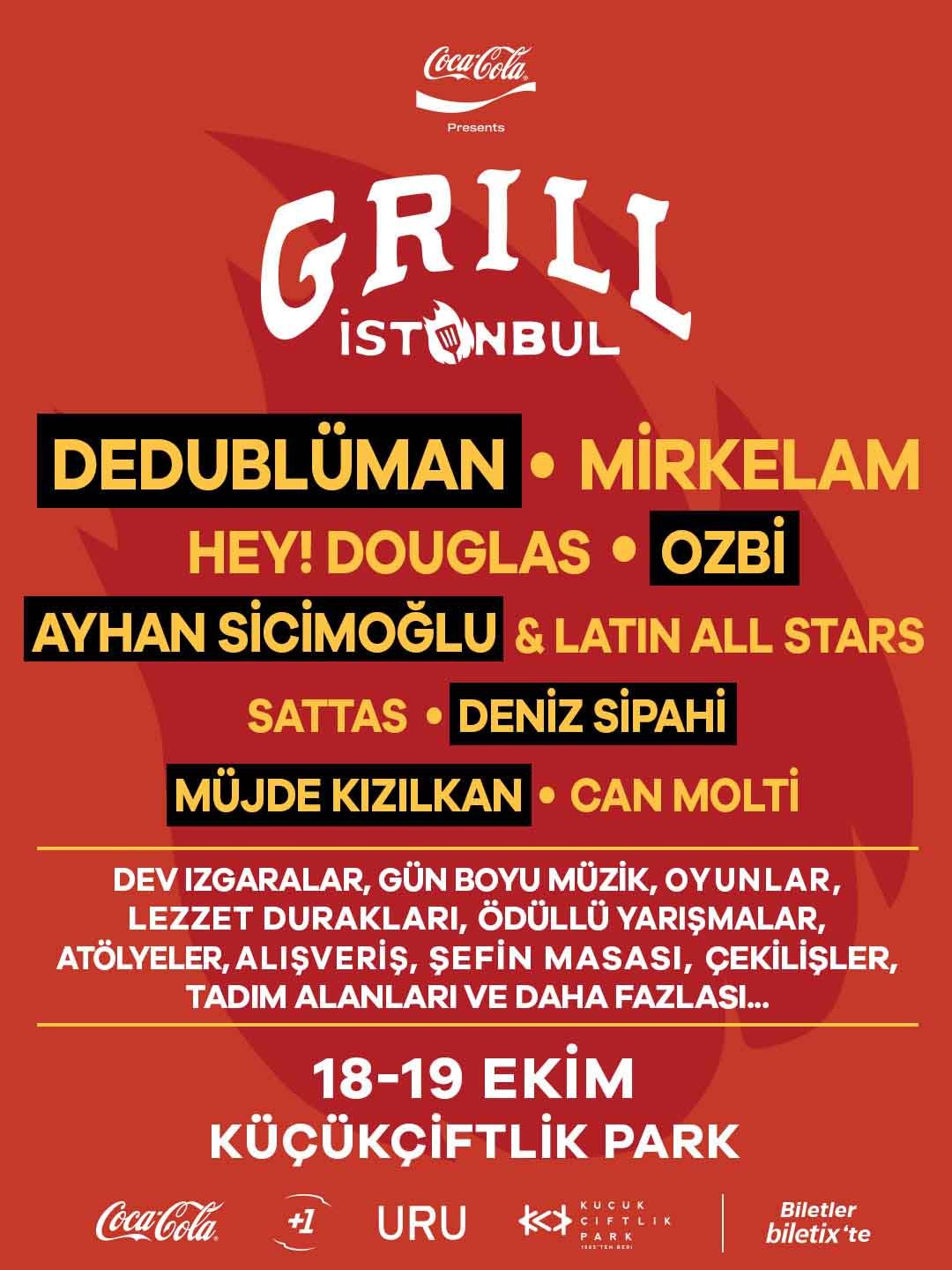 Grill İstanbul İkinci Kez Geliyor Izgara ve Müzik Şöleni 18-19 Ekim'de!