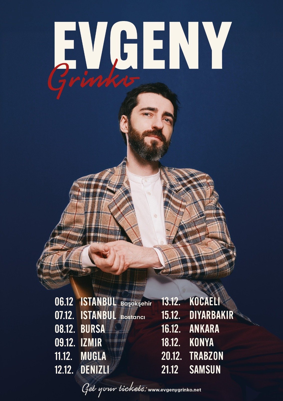 Evgeny Grinko, 12 Konserlik Türkiye Turnesiyle 2025'e Veda Ediyor