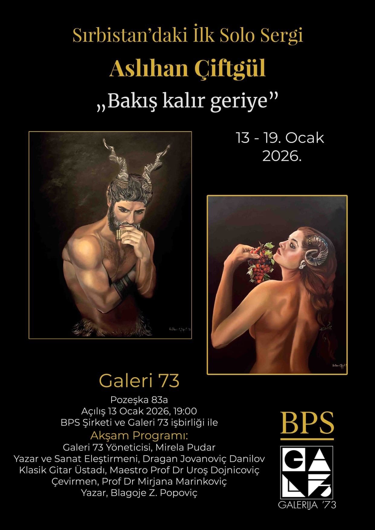 Belgrad Galerija ‘73’te Aslıhan Çiftgül Rüzgârı “Bakış Kalır Geriye…” (1)