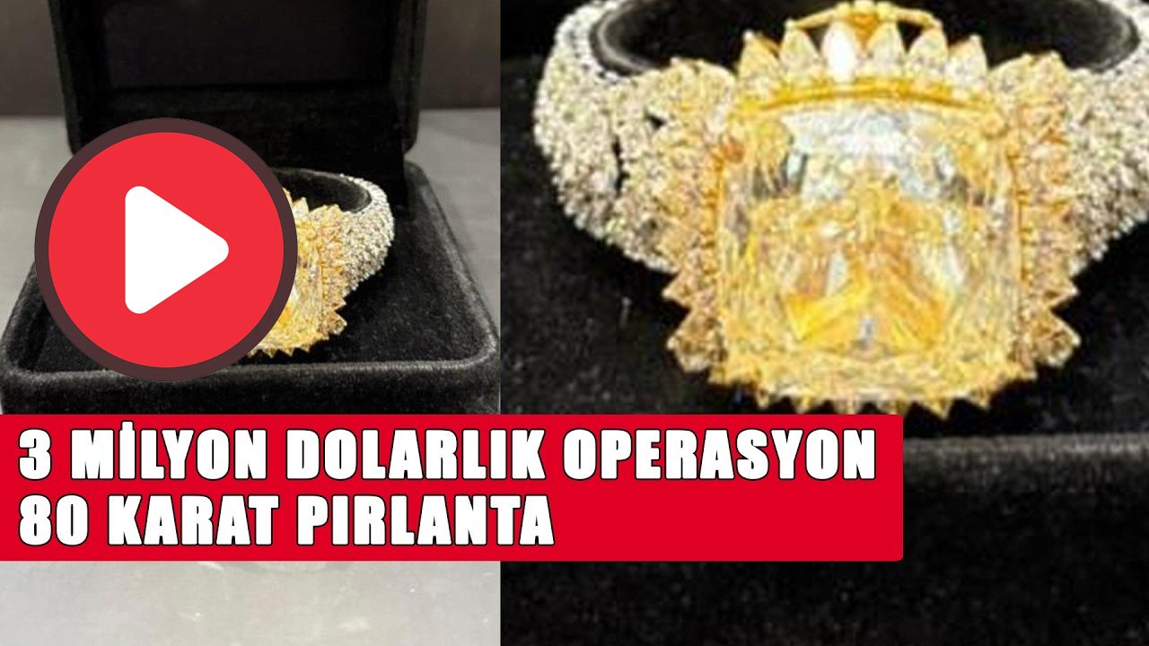 Kapalıçarşı’da Operasyon 3 Milyon Dolarlık 80 Karat Pırlanta Ele Geçirildi