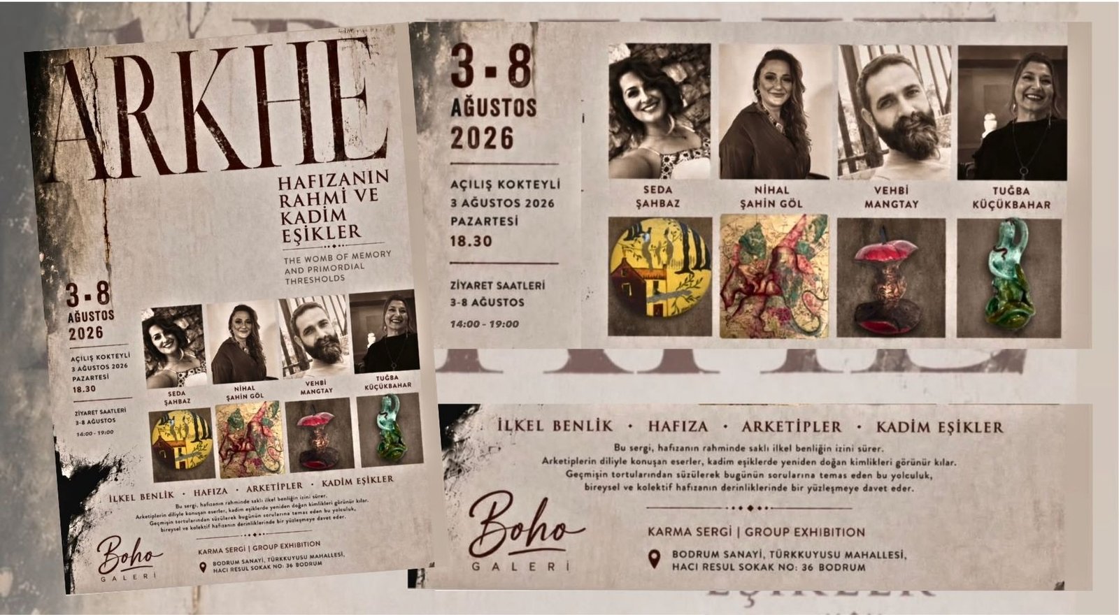 ARKHE Hafızanın Rahmi ve Kadim Eşikler Sergisi Boho Galeri (2)