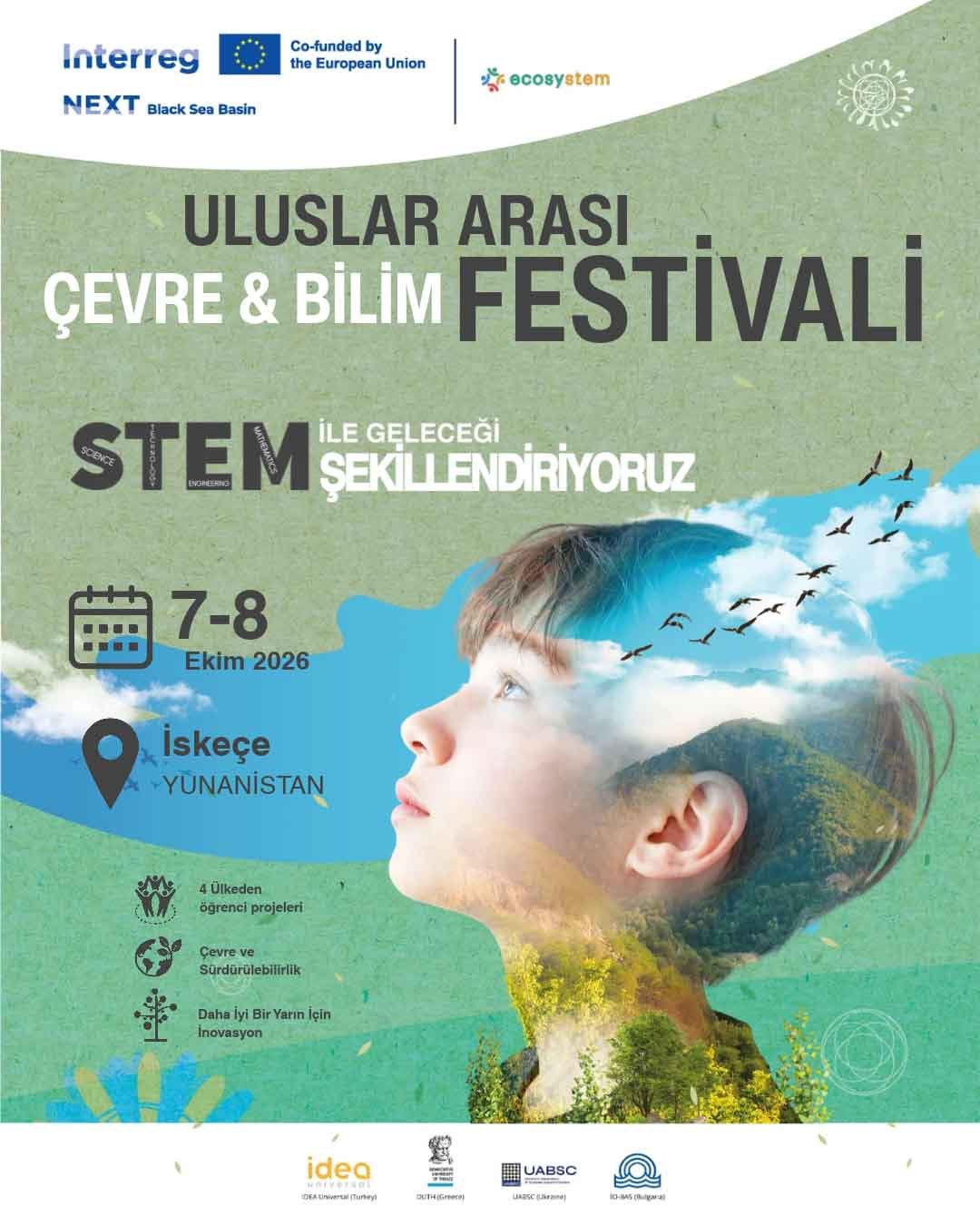 Dört ülke, 12 öğrenci projesi, ortak bir gelecek Uluslararası Çevre ve Bilim Festivali 7–8 Ekim’de İskeçe’de (4)